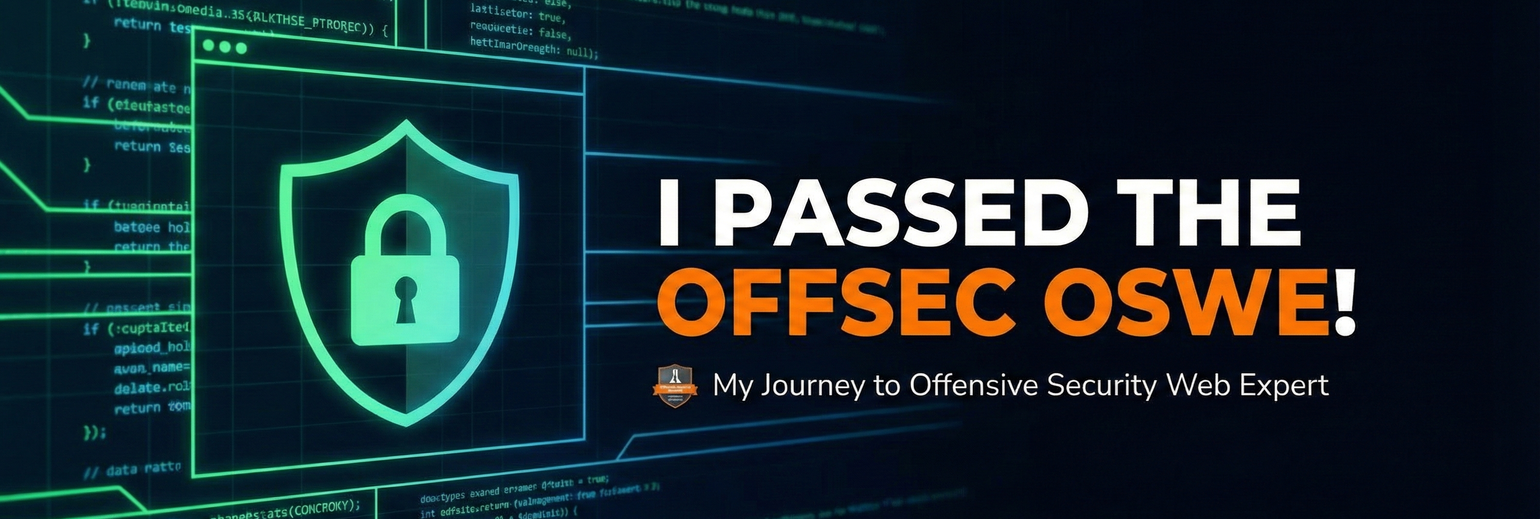 OSWE Certification Passed Banner